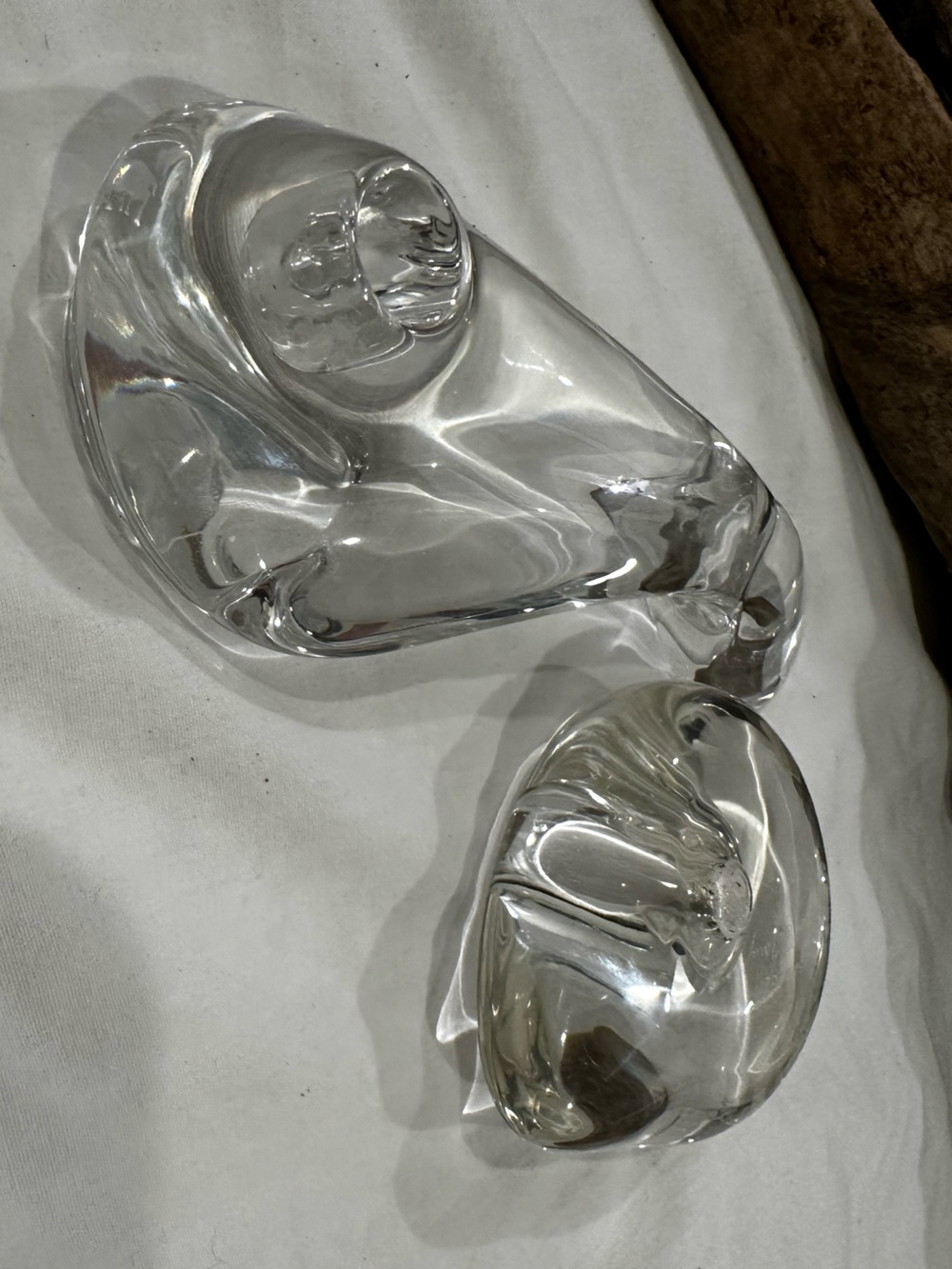 Pair of Glass Crystal Candle Holders by Elsa Peretti for Tiffany & Co  - - Picture 5 of 6